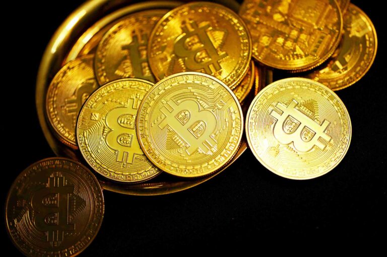 Bitcoin's value rising