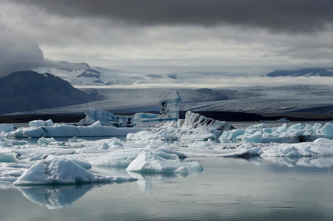 Melting glaciers