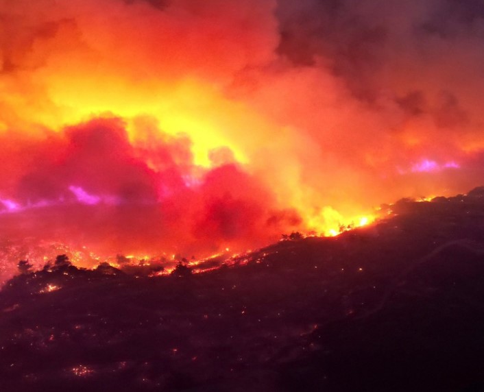 wildfires greece